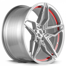Corspeed Corspeed kharma Silver-brushed-Surface undercut Trimline red(4251118748162)